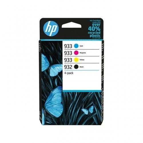 Hewlett Packard (HP) HP 932/933 4-pack (6ZC71AE) Rašalinių kasečių komplektas, BK/C/M/Y