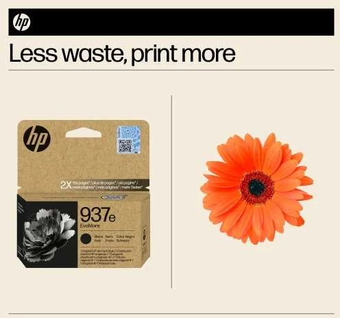 HP 937 juoda Instant Ink EVOMORE