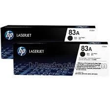 Hewlett Packard (HP) HP 83A 2-pack juodas dažų kasetė, skirta LaserJet M201, M125, M127, M225 (1 500 puslapių)