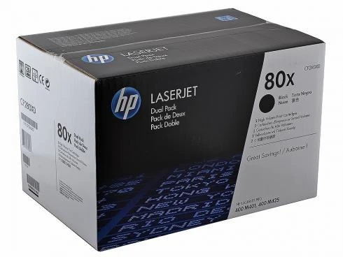 Hewlett Packard (HP) HP Toneris Juodas 80X, skirtas LaserJet Pro 400 MFP M425 Spausdintuvas Series (2x6.900 puslapių)