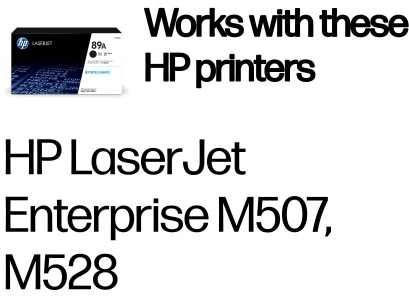 Hewlett Packard (HP) HP CF289A cartridge, juodas
