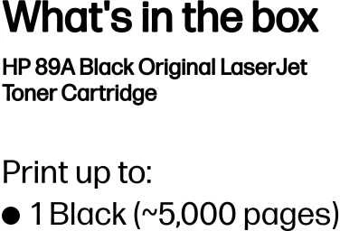 Hewlett Packard (HP) HP CF289A cartridge, juodas