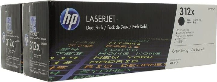 Hewlett Packard (HP) Toneris HP juoda sp. HP 312X, HP312XCF380XD, 4400 psl.