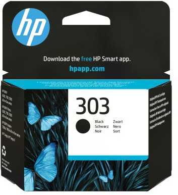 Hewlett Packard (HP) HP 303 juoda T6N02AE Instant Ink