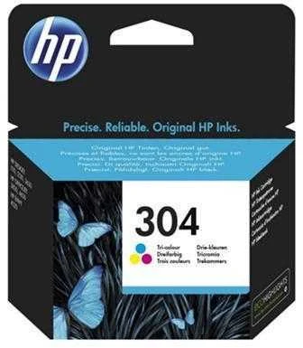 Hewlett Packard (HP) HP 304 Tri-color (N9K05AE) Rašalinė kasetė, CMY
