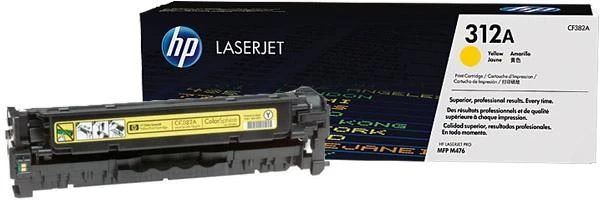 Hewlett Packard (HP) HP 312A, skirtas LaserJet Pro MFP 476 series Toneris Geltona (2 700 puslapių)
