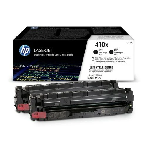 Hewlett Packard (HP) HP No.410X (CF410XD), juoda kasetė