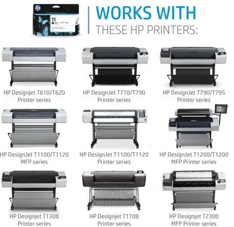 Hewlett Packard (HP) HP no.72 Ink Cart. Geltona su Vivera rašalu (130 ml)