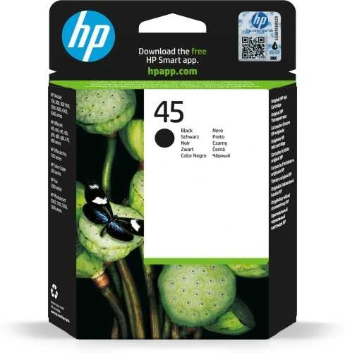 Hewlett Packard (HP) HP 51645A (Nr. 45), juoda kasetė rašaliniams spausdintuvams