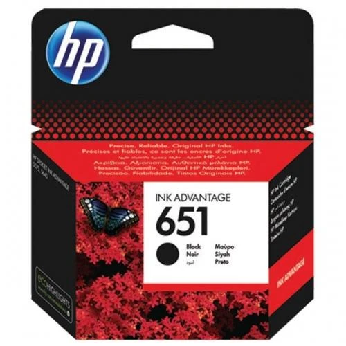 Hewlett Packard (HP) HP 651 (C2P10AE) Rašalinė kasetė, Juoda