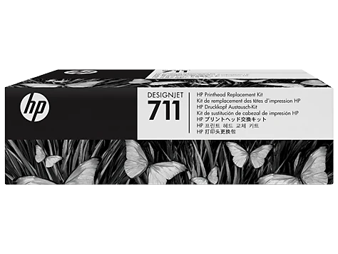Hewlett Packard (HP) P 711 DesignJet spausdinimo galvutės keitimo rinkinys