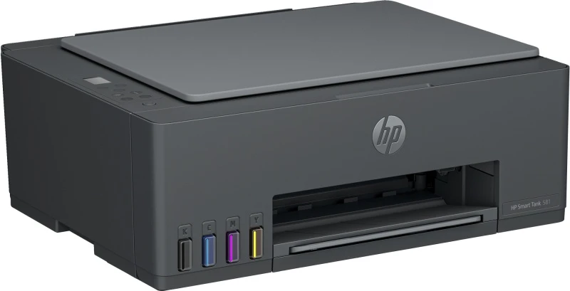HP Smart Tank 581 AiO Spausdintuvas rašalinis spalvotas MFP A4 12 ppm USB Wi-Fi Bluetooth