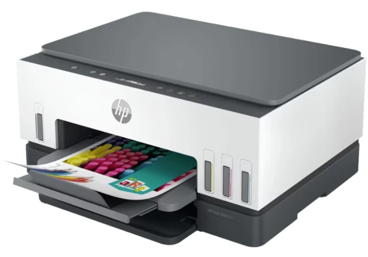 HP Smart Tank 670 AiO Spausdintuvas rašalinis spalvotas MFP A4 12 ppm USB Wi-Fi Bluetooth (SPEC)