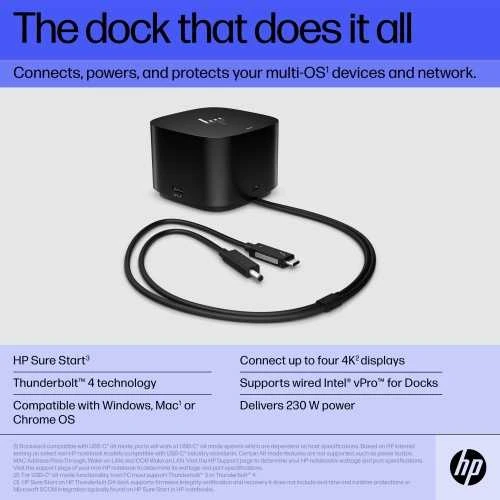 Hewlett Packard (HP) HP Thunderbolt 280W G4 dokas su kombinuotu kabeliu