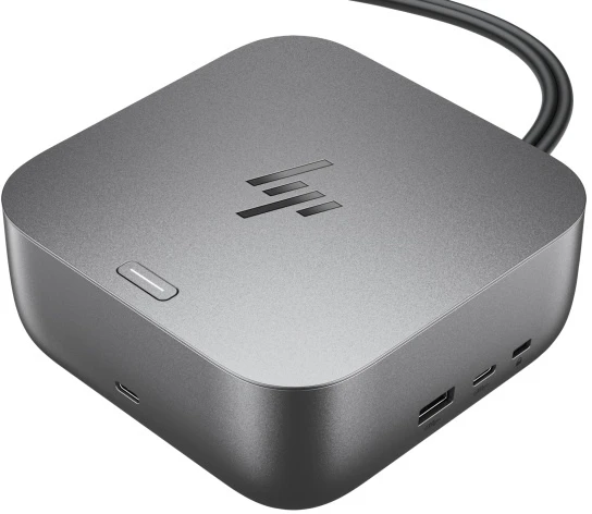 HP Thunderbolt 4 Ultra Dock G6 180W - 5x USB-A, 2x USB-C, 1x USB-C Thunderbolt 4, 2x DisplayPort, 1x HDMI, 1x RJ-45, Meteor Sidabrinis, 3 metai