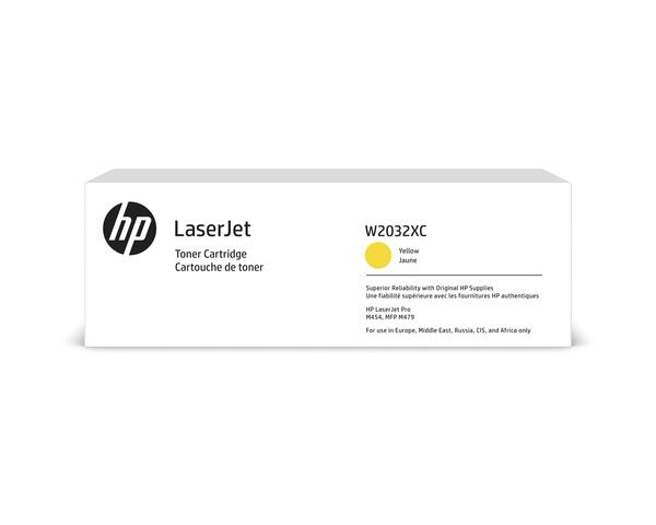 Hewlett Packard (HP) HP 415X kasetė, geltona, sutartinė