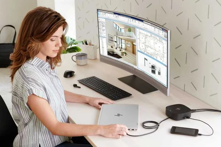 HP USB-C Dock G5 (5TW10AA) Jungčių stotelė, Juoda