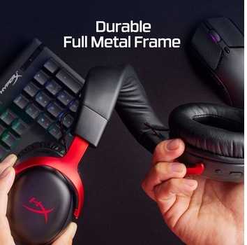 HyperX Cloud III belaidės žaidimų ausinės su mikrofonu, Juodos