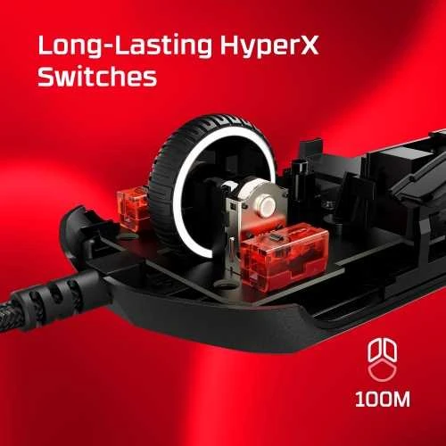 Pelė HyperX Pulsefire Haste 2, juoda