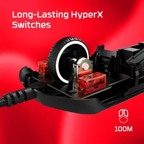 Pelė HyperX Pulsefire Haste 2, juoda