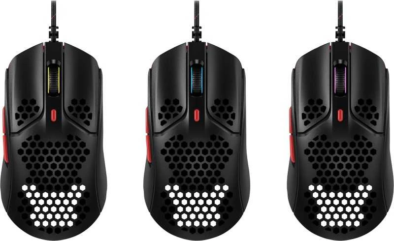 Žaidimų pelė HyperX Pulsefire Haste, Juoda/Raudona