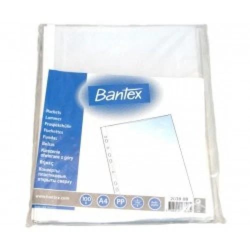 Įmautės Bantex Maxi, A4+ (22x30cm), 100 mikr., matinės (50) 0809-203