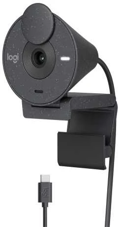 Internetinė kamera Logitech Brio 300, juoda