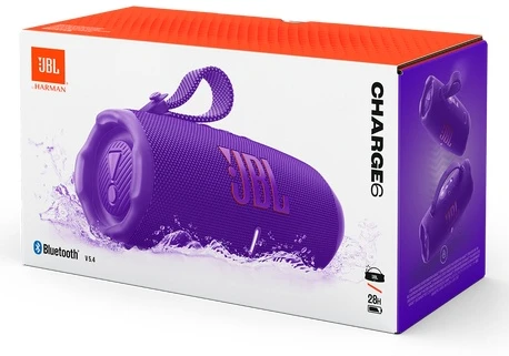 JBL Charge 6 Nešiojama garso kolonėlė, Bluetooth, Violetinė