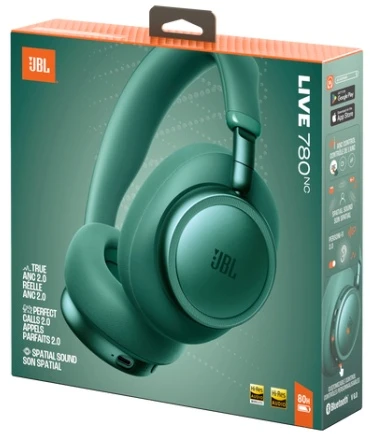 JBL Live 780NC Belaidės ausinės, Bluetooth, Žalias