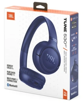 JBL Tune 530BT Belaidės ausinės, Bluetooth, Mėlyna