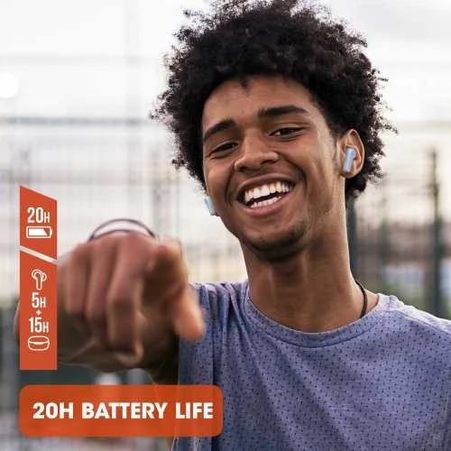 Ausinės JBL Wave 200 TWS, baltos