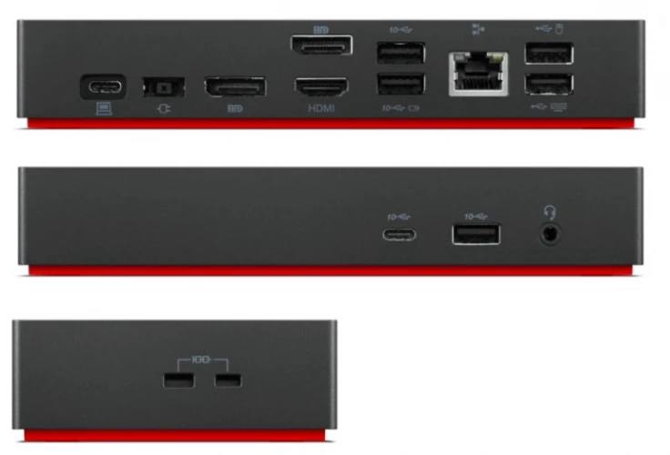 Lenovo | ThinkPad Universal USB-C Dock - EU | Docking station | Ethernet LAN (RJ-45) jungtys 1 | VGA (D-Sub) jungtys quantity 1 | DisplayPorts quantity 2 | USB 3.0 (3.1 Gen 1) Type-C jungtys quantity 1 | USB 3.0 (3.1 Gen 1) jungtys quantity 3 | USB 2.0 jungtys quantity 2 | HDMI jungtys quantity 1 | 65 W | Garantija 36 mėn.