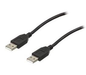 Goobay Kabelis USB type A kištukas - USB type A kištukas, USB 2.0, 1.8 m, Juoda