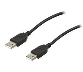 Goobay Kabelis USB type A kištukas - USB type A kištukas, USB 2.0, 1.8 m, Juoda