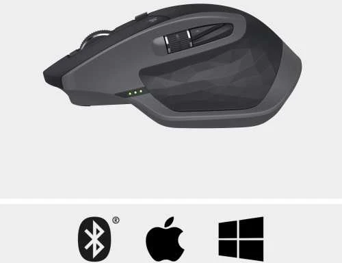 Pelė Logitech Master Series MX Master 2S Graphite