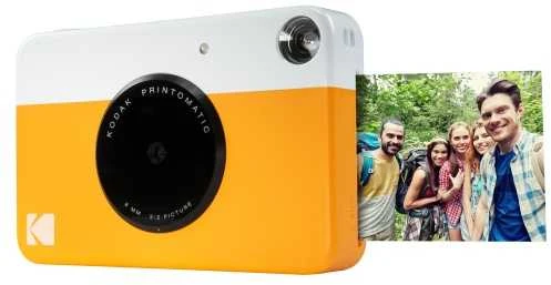 Objektyvas Momentinė kamera - Kodak Printomatic 5MP nešiojama geltona