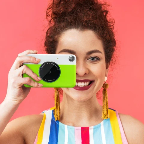 Momentinė kamera - Kodak Printomatic 10MP ZINK nuotraukų spausdintuvas žalias