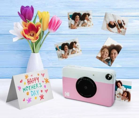 Kodak PRINTOMATIC Momentinis fotoaparatas, 2x3'', Rausva