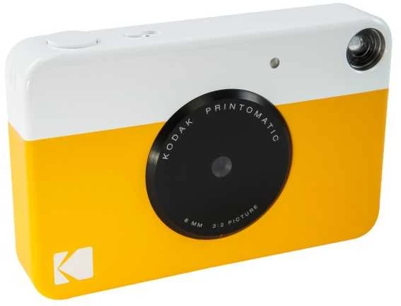 Objektyvas Momentinė kamera - Kodak Printomatic 5MP nešiojama geltona