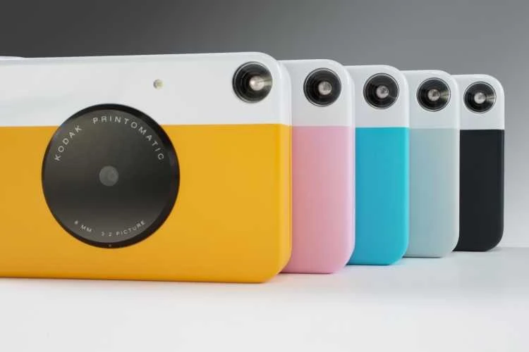 Objektyvas Momentinė kamera - Kodak Printomatic 5MP nešiojama geltona