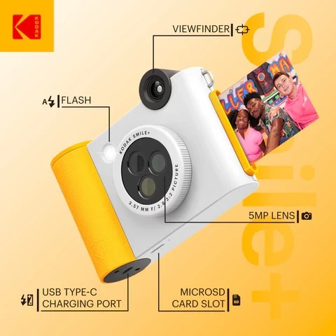 Momentinis Fotoparatas Kodak Smile Camera Rodsmpcamw