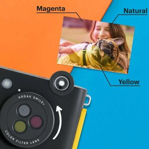 Kodak SMILE+ Momentinis fotoaparatas, 2x3'', Juoda