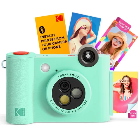 Kodak SMILE+ Momentinis fotoaparatas, 2x3'', Žalia
