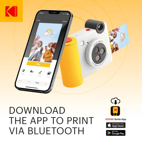 Momentinis Fotoparatas Kodak Smile Camera Rodsmpcamw