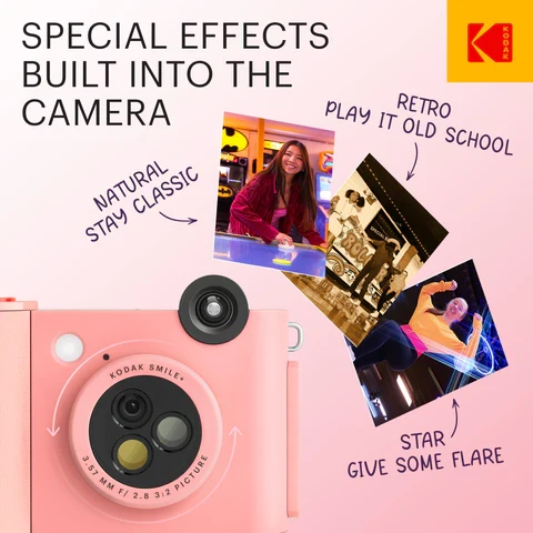 Momentinis Fotoparatas Kodak Smile Camera Rodsmpcampk