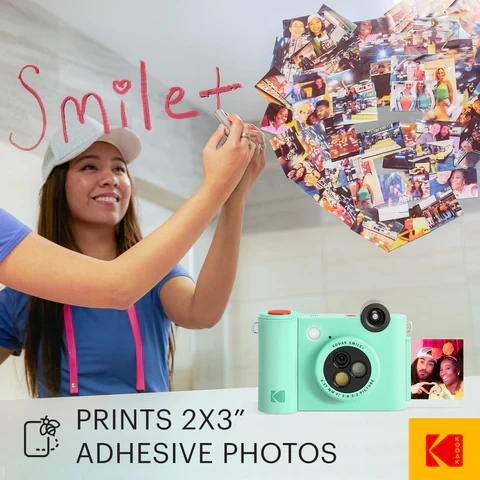 Kodak SMILE+ Momentinis fotoaparatas, 2x3'', Žalia