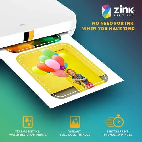 Kodak ZINK 2x3'' 50x76 mm 30 Sheets Pre-Cut Sticker Fotopopierius