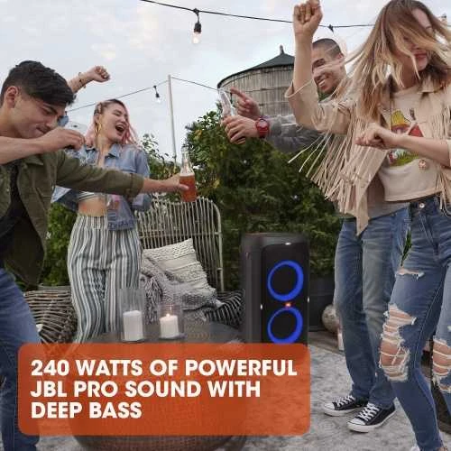 JBL Partybox 310 nešiojama kolonėlė, Juodos spalvos