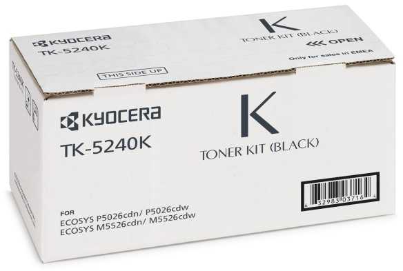 Kyocera TK-5240K Lazerinė kasetė, Juoda