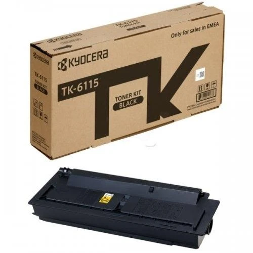 Kyocera TK-6115 (1T02P10NL0, TK6115) Lazerinė kasetė, Juoda